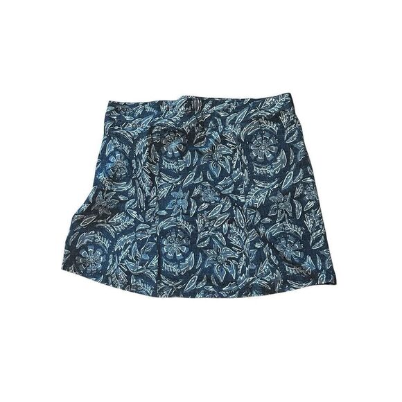 Beautiful Rip Skirt Hawaii Beach Wrap Skirt Sz XXL BLUE parsley Retired print Go - Picture 4 of 7